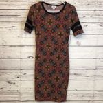 LuLaRoe  striped‎ sleeve Julia dress Photo 2
