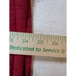 Ralph Lauren Lauren Womens Quilted Vest Red Full Zip Mock Neck Puffer XL Photo 2