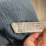 ZARA  Blue Soft‎ Feel Fuzzy Crop Spaghetti Strap Y2K Tank Top Size L Photo 4