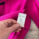 Aritzia NEW‎  Babaton sculpt knit ribbed top polo long sleeve pink Photo 8