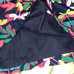 Crown & Ivy  size 6 neon dragonfly shift dress sleeveless zips up back lined Photo 6