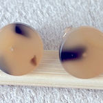 Lulus Tortoise shell circle stud earrings Photo 0