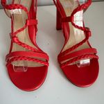 MARION PARKE Hannah 85mm Sandals coral orange Womens 38 Red Size 7 Photo 4