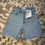 Abercrombie & Fitch  Curve Love 7 inch Dad short high-rise denim shorts☀️ Photo 3