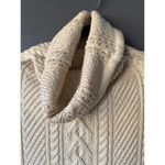 Cream Cable Knit Turtleneck Sweaterdress Size undefined Photo 2