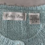 VTG Colter Bay Blue Knit Pearl Button Sweater Womens M Pastel Kawaii Soft Girl Size M Photo 3