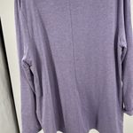 Chico's Chico’s light purple cowl neck side button XL 3 long sleeve pullover soft casual Photo 6