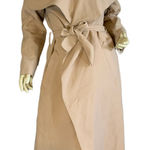 Parisian CAMEL COLOR FAUX WOOL WATERFALL SHAWL OPEN-FRONT TRENCH JACKET (M) Photo 0