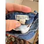 Madewell Denim Shorts Size 30 Medium Blue Curvy High Rise Frayed Distressed Photo 8