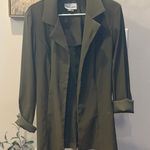 Breaking Loose Olive Blazer women’s 5/6 made in USA Green Photo 0