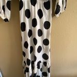 H&M COPY - Spotted MIDI Dress SZ M 100% lyocell Photo 12