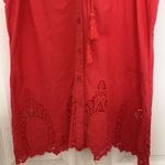 Solitaire orange eyelet tank Photo 2