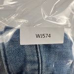 Driftwood  Jackie Crop Embroidered Floral Cuffed Jeans Medium Wash Size 26 Photo 9