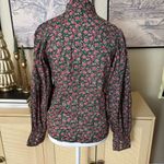 DOEN Prima Top Amelie Floral Liberty Fabric Long Sleeve Button Down Ruffle Sz XS Photo 5