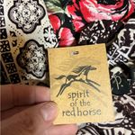 Elegant Brown and Beige Patterned Dress with Red Floral Accents BRAND NEW Size L Photo 11