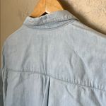 AYR  light washed cotton blend chambray button down shirt Photo 8