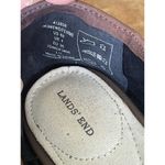 Lands' End Lands’ End Black Suede Ballet Flats with Brown Trim Size 6B Women’s Photo 7