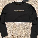 Alphalete NWT  Long Sleeve Crop Top Black Photo 0