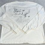 Ivory Ella  White Long Sleeve Shirt with Elephant Print sizeM.           order119 Photo 0