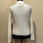 Streetwear Society White Ribbed Long Sleeve Turtleneck Photo 1