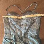 Women’s Full Length Prom Party Dress Criss Cross Straps Leg Slit Size 8 NWOT Photo 8