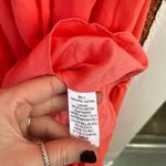 idem Ditto  Coral Orange Chiffon OffShoulder Ruffle Midi Dress NWT Size Medium Photo 1