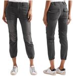 Nili Lotan Cropped French Military Pants Jeans Carbon Grey Cotton Utility SZ 27 Gray Photo 7