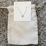 Kendra Scott  Mylah Silver Short Pendant Necklace, NWT, Includes Gift Bag Photo 2