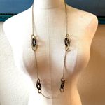 Avon Vintage Faux Tortoise Lucite Links Gold Tone Chain Necklace Photo 0