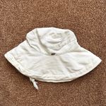 Scala  Collezione Canvas Bucket Beach Sun Hat Adjustable Floppy Cotton White Photo 2