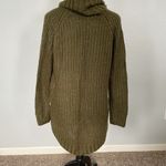 Dreamers  Cowl Neck Sweater Tunic OLIVE Small NWT Photo 3