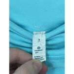 Lululemon  Women’s Teal Mid Rise Leggings Cropped 21” Size‎ 2 Stretch Yoga Run Photo 3