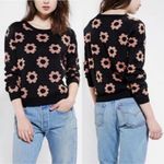 Urban Outfitters  Coincidence & Chance Flower Floral Sweater Size Small Photo 1