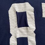 Free Kisses Womens Short Sleeve Scoop Neck Top Tee Navy Size Large Photo 5