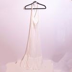 Tommy Bahama Women's Cotton Poplin Crochet Knit Halter Neck Smocked Maxi Dress Photo 2