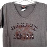 Harley Davidson Scottsdale Arizona Gray V Neck T Shirt Sz S Photo 1