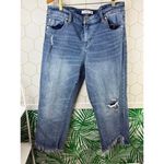 Liverpool Straight Leg Distressed Blue Denim Photo 6
