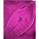 Vintage Tyrolia Skiwear wool blend turtleneck ski sweater raspberry size small S Purple Photo 5