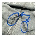 Nike ★ Vintage Zip Up Unisex Hoodie - Gray/White ★ Photo 11