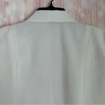 Nasty Gal  White Open Front Cape Blazer Size S Photo 6