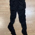Roma Concept  Women Black Ruffle Legging Photo 1