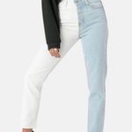 Adika Steven Color Block Mom Jeans Photo 0