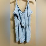 Seafolly Women’s Fringed Ruffle Romper - Blue. Size M Photo 4