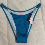 Victoria's Secret  Blue Chain Strap Bikini Bottom Photo 6