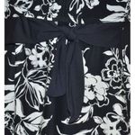 Beach House Ladies Black & White Tankini Bathing Suit Top Floral Tie Size 10 Photo 3