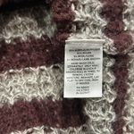 Hinge  Striped Wool Blend V-Neck Sweater Small Photo 2