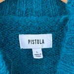 Pistola  Blue Fuzzy Carlen Oversized Sweater, L Photo 3