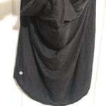 Lululemon black gold stripe cross cross built in bra tank top women’s size 8 Photo 8