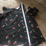 Gypsies & Moondust cherry cold shoulder shirt size large Photo 10