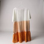 Chic Orange and White Dress Size 3X Photo 1